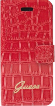 Чехол Guess для iPhone 5 Book Croco Red Чехол Guess для iPhone 5 Book Croco Red